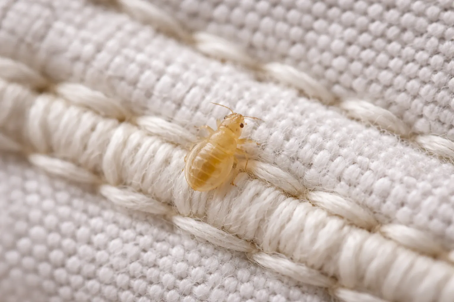 Early signs of baby bed bugs and bed bug nymph infestation